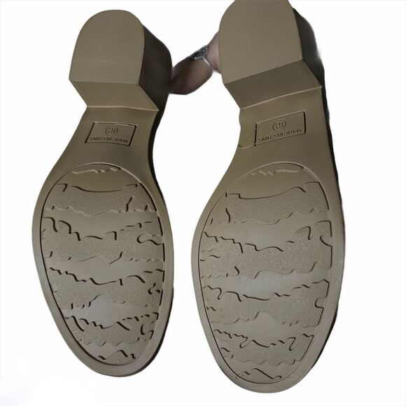 NIB 📦 Black Kylie Laser Cut Open Toe Booties, 9 - Picture 4 of 6